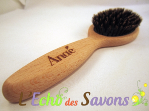 Brosse à cheveux Anaé sanglier à coussin