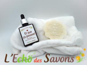 Trio Shampooing solide+Soin+Serviette