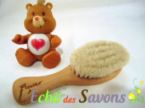 Brosse à cheveux Flower bébé