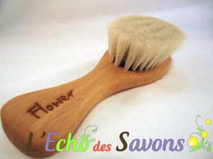 Brosse à cheveux Flower bébé