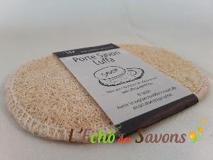 Porte savon en luffa